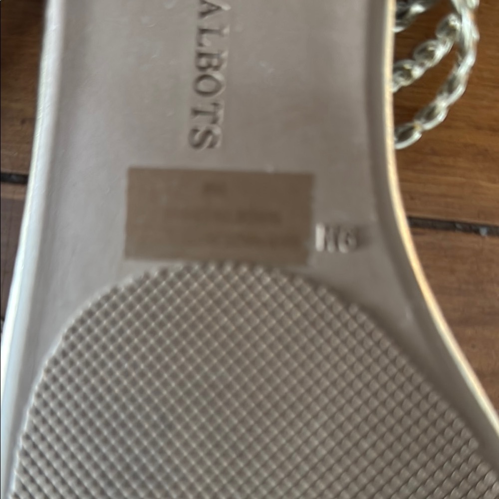 Talbots Gold Braided Sandals - Picture 5 of 5